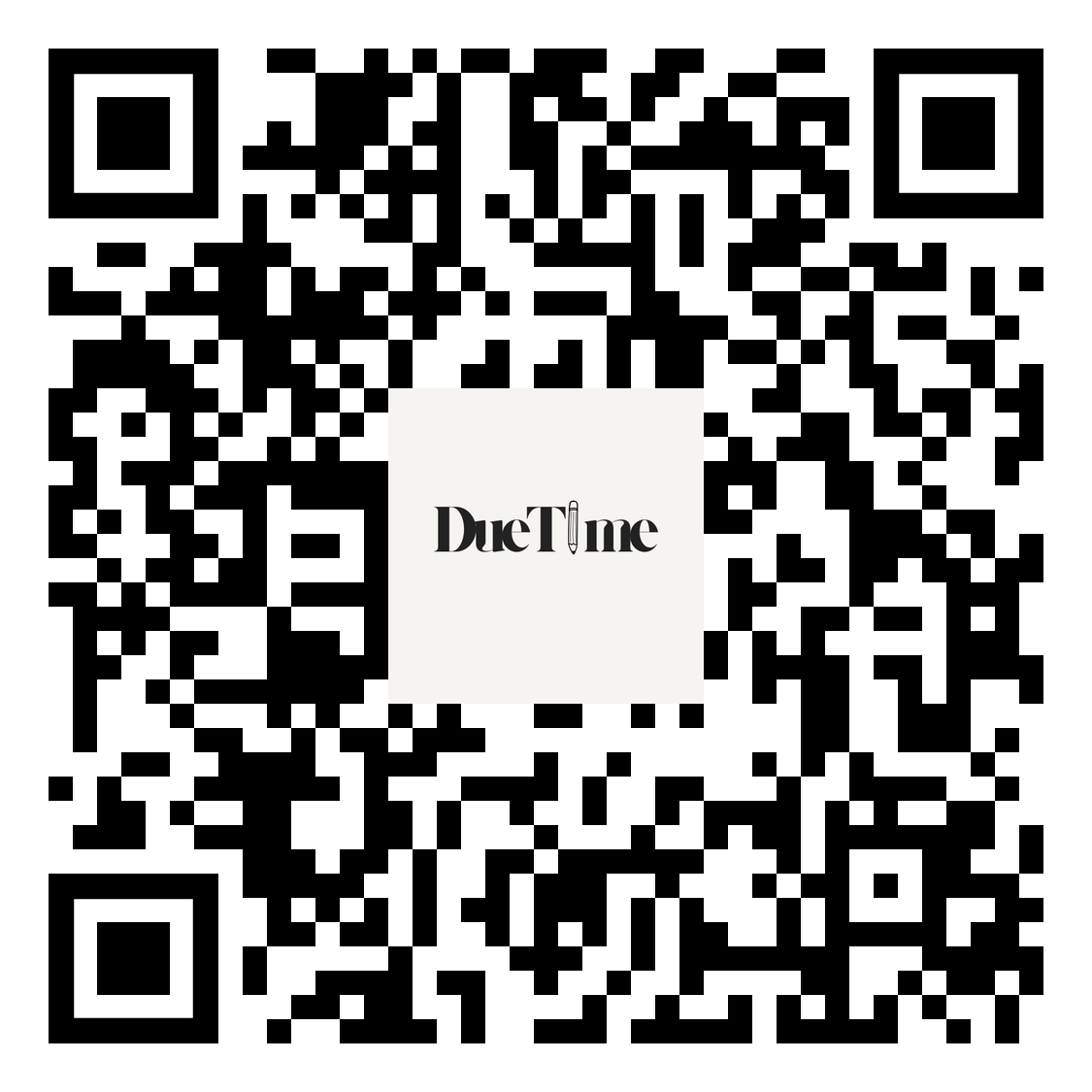 Due Time QR Code